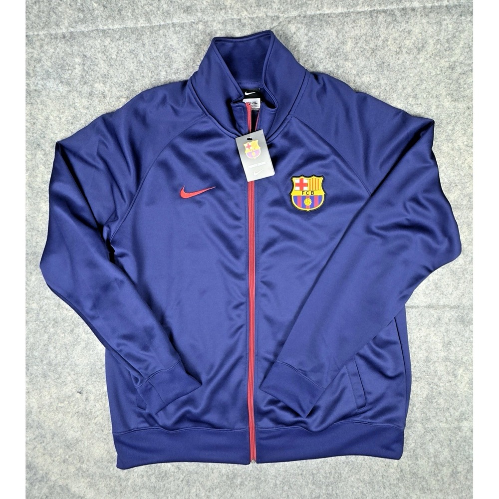 BARCELONA BARCA 2015/2016 FOOTBALL TRACK TOP JACKET NIKE ORIGINAL SIZE XXL NWT